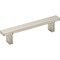 Jeffrey Alexander 96 mm Center-to-Center Satin Nickel Square Anwick Cabinet Pull 867-96SN - alternate 1